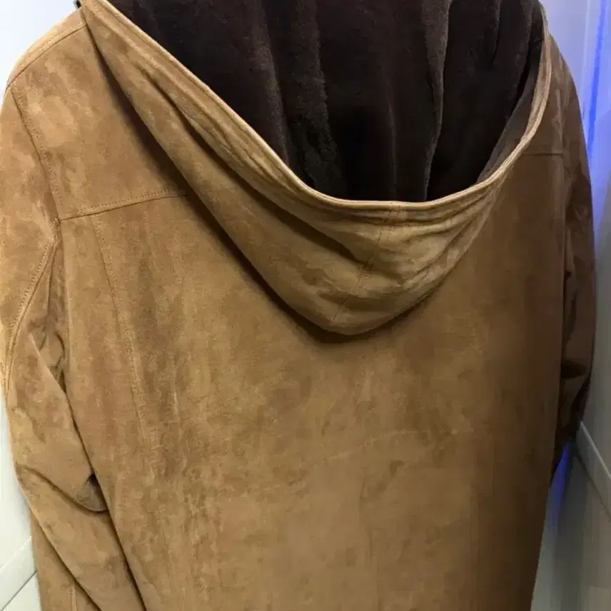 로로피아나 스웨이드 풀 밍크 자켓 M 사진 3
