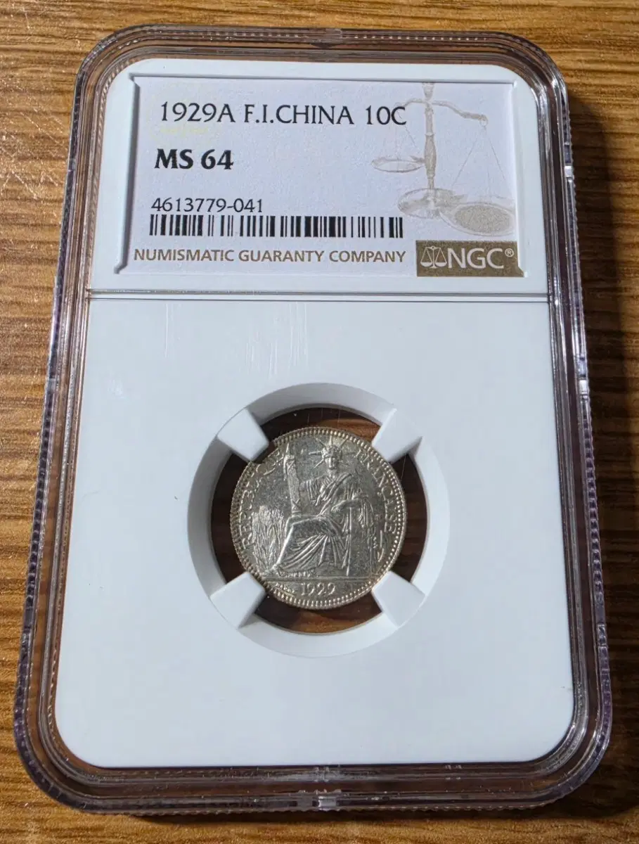 [NGC MS64] 1929-A 프랑스령 인도차이나 10센트 주화