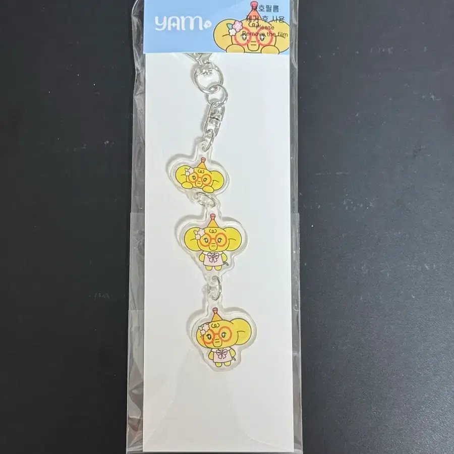 리센느 메이 팝업 아크릴 체인 키링 레미니 얌