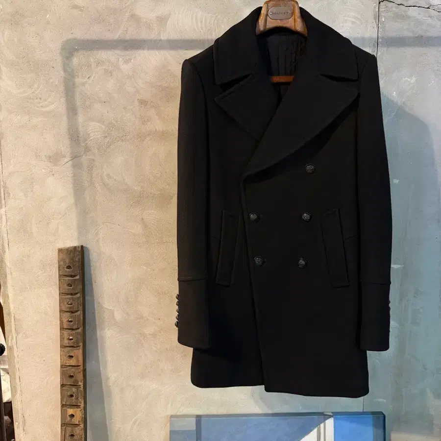 시스템옴므 더블브레스티드 코트 남성100