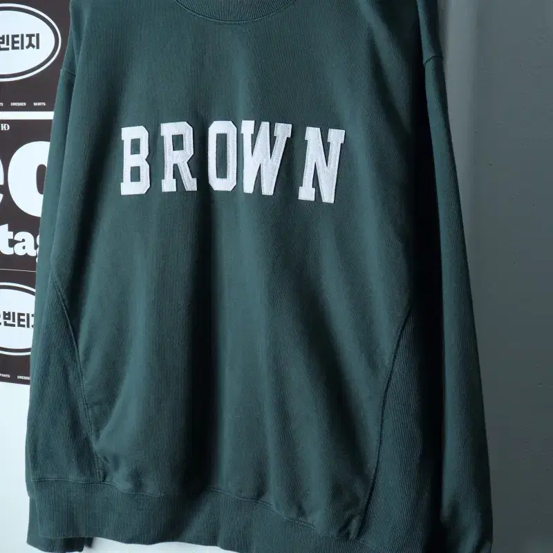 (XL-2XL) 유니폼브릿지 맨투맨 티셔츠 빅사이즈 레터링-H39416