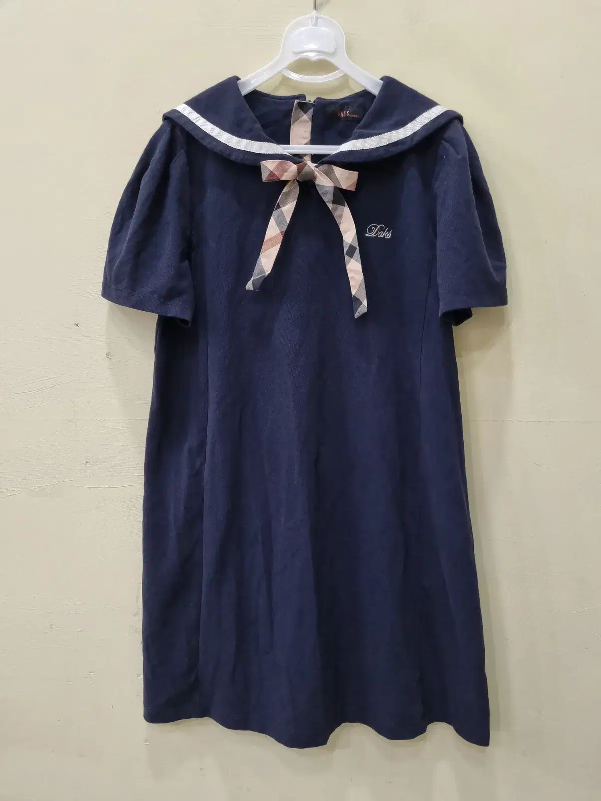 [150(13Y)] 다크스 세일러 칼라 원피스 네이비