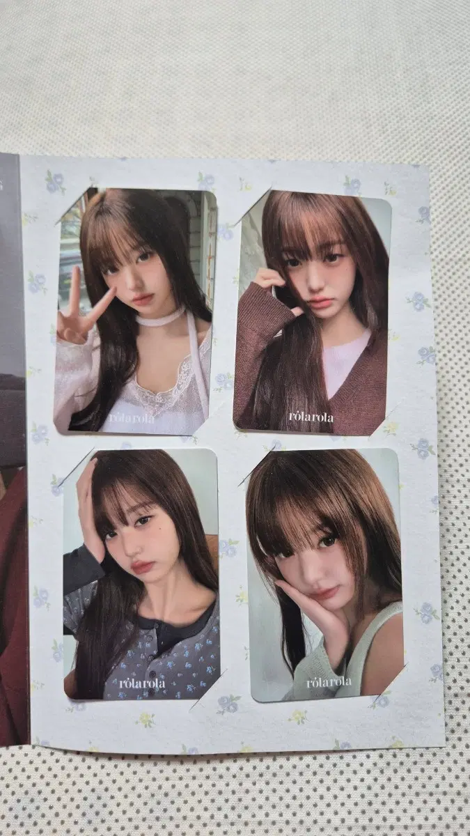 장원영 로라로라 구매특전 포카