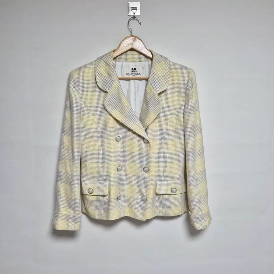꾸레쥬Courreges 울 더블버튼 스커트 셋업 Free - J90, P272