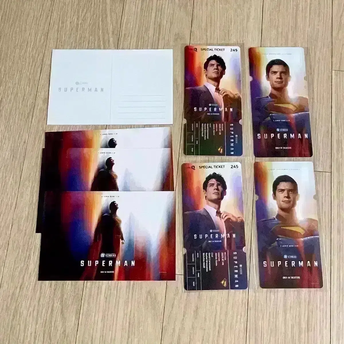 [2종일괄]슈퍼맨 스페셜티켓+엽서 아이맥스 포스터 TTT씨네큐 수퍼맨스티