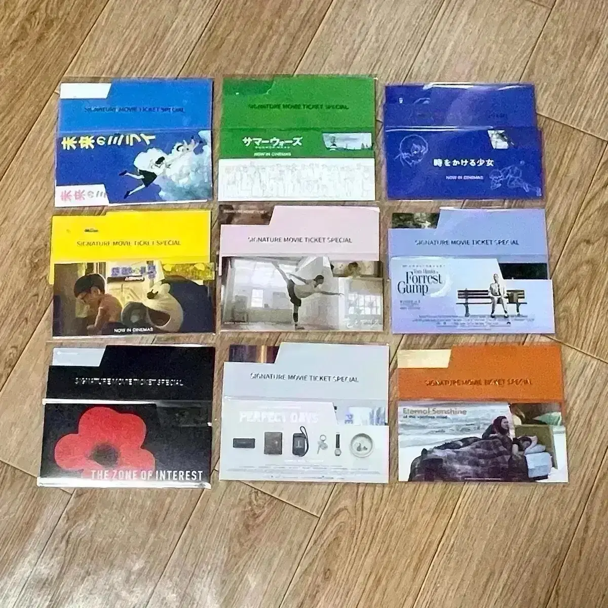 썸머워즈 미래의미라이 무비티켓 도라에몽 4월이야기 퍼펙트데이즈 너의췌장을먹고싶어 아노라존윅 양들의침묵 이터널선샤인