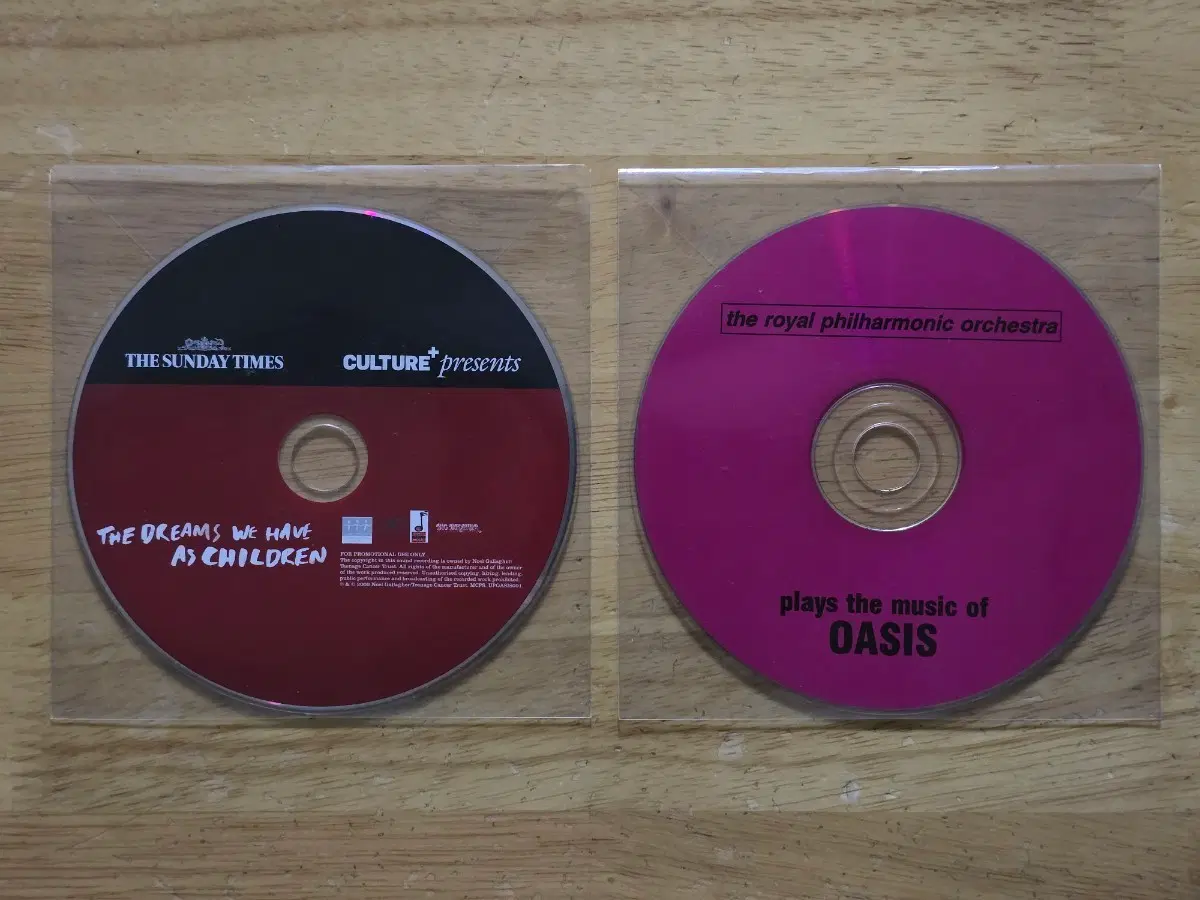 CD 음반 oasis 오아시스 PROMO 앨범 2장