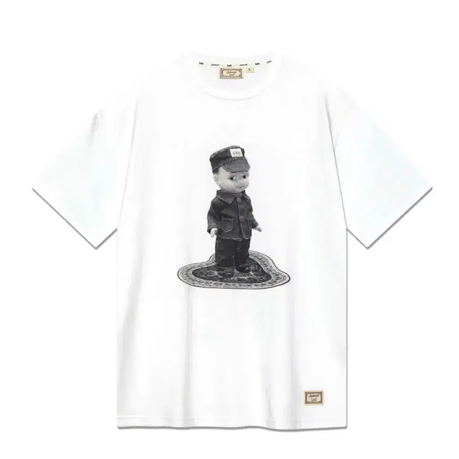 [XL] 리(LEE) X 셰이투셰(Saytouche)버디리 그래픽 반팔 티셔츠 화이트