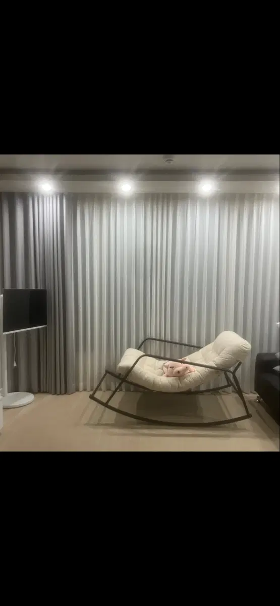 가정용 흔들의자 쿠션포함