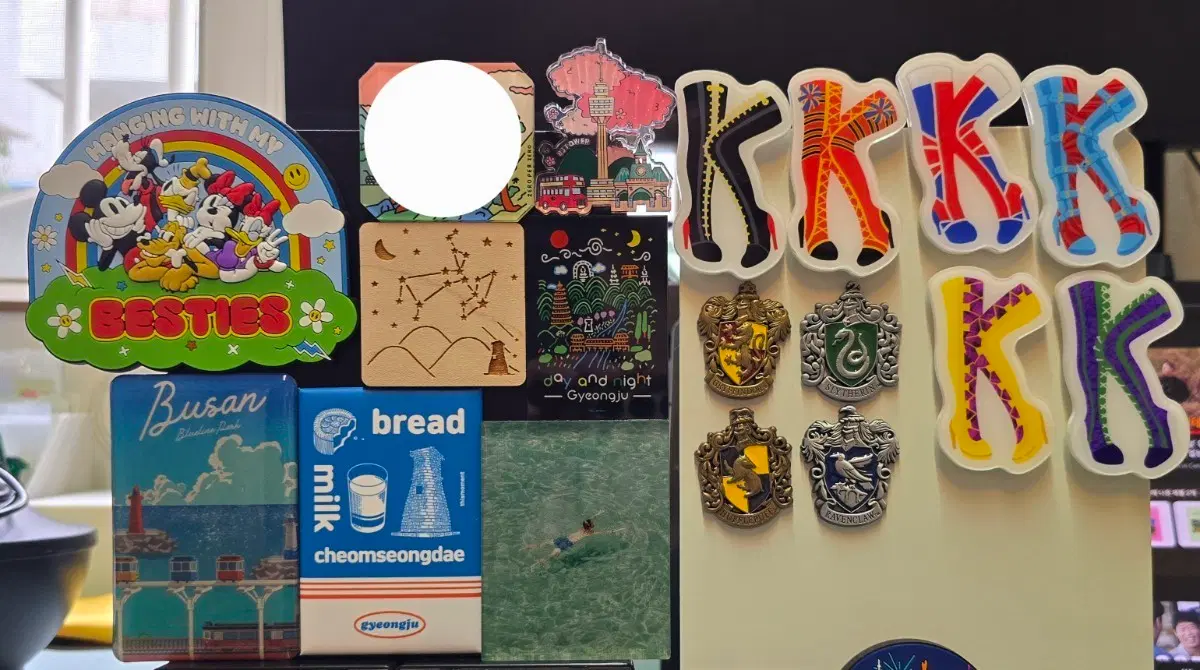 해리포터, 킹키부츠, 경주, 부산 등 마그넷 세트