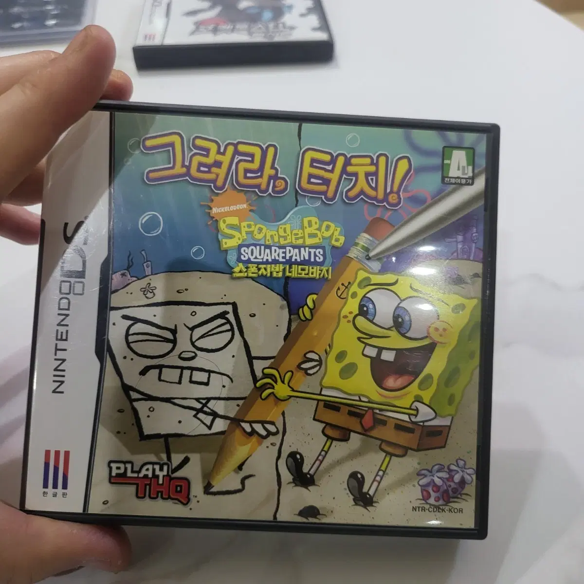 닌텐도 스폰지밥 그려라 터치 정발 곽팩