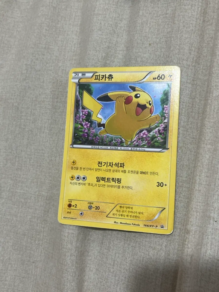포켓몬 카드 피카츄 XY-P 164/XY-P