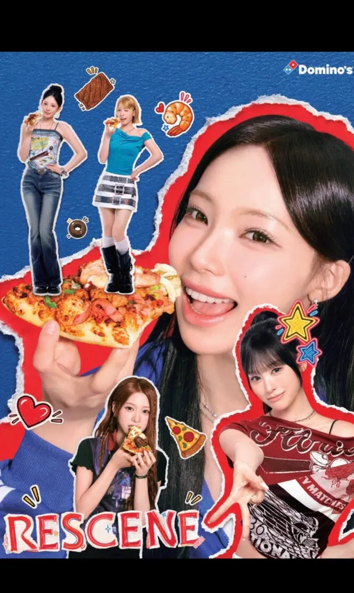 (미개봉) 도미노 리센느 브로마이드 포스터
