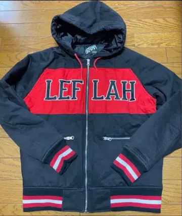 LEFLAH 블랙 레드 L