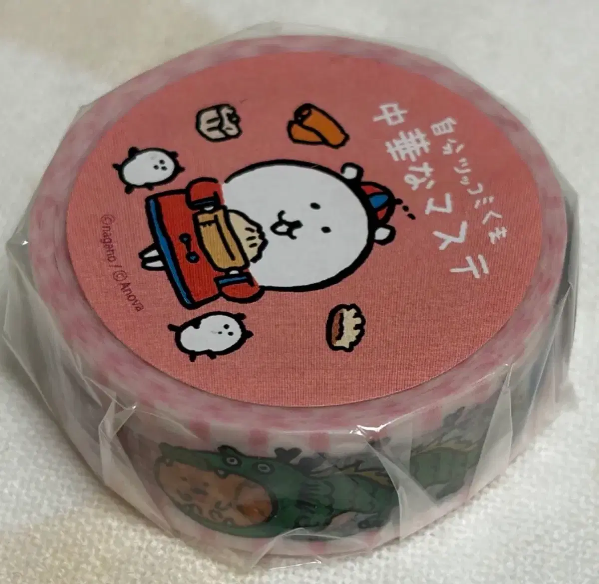 나가노마켓 농담곰 중화반점 마스킹테이프 고로케 퍼그상