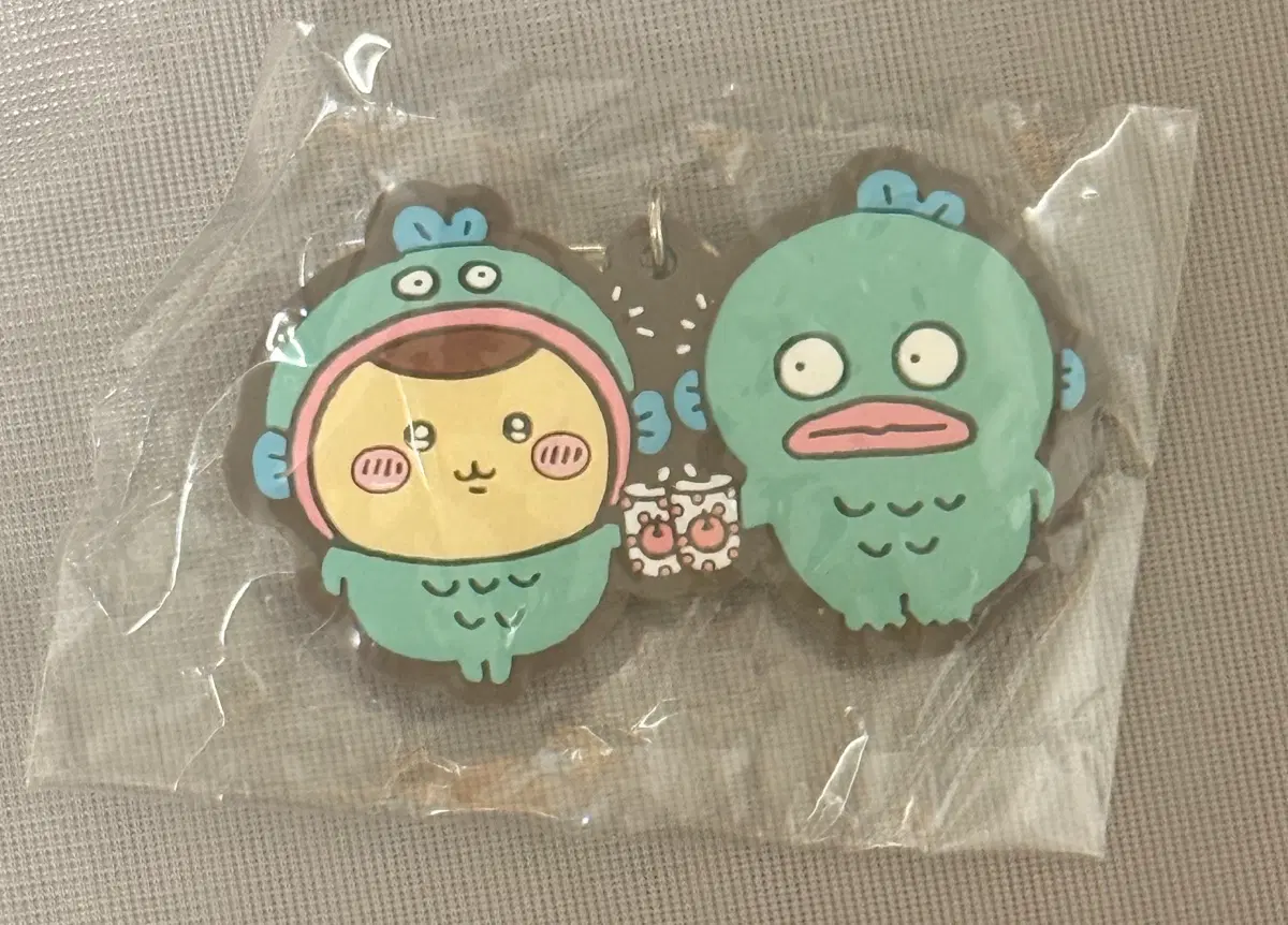 치이카와 산리오 한교동 쿠리만쥬 가챠 러버 키링 미개봉 새제품