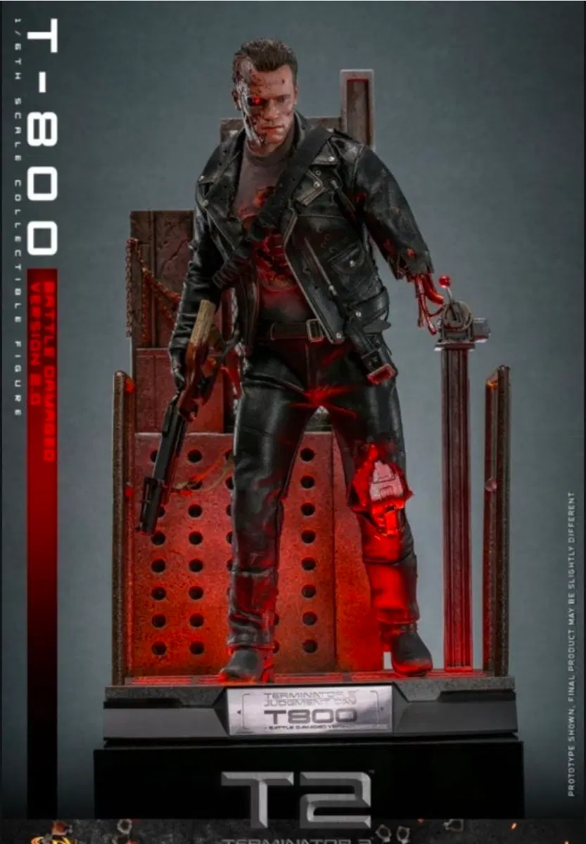 삽니다 터미네이터 T-800 배틀 데미지 피규어 1/6 스케일, T1000