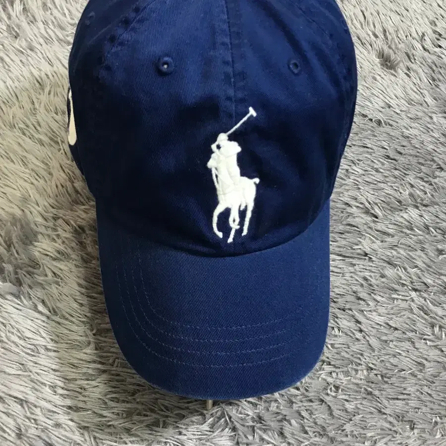 [ONE, A급] 폴로(POLO)랄프로렌 빅포니자수 가죽스트랩 볼캡
