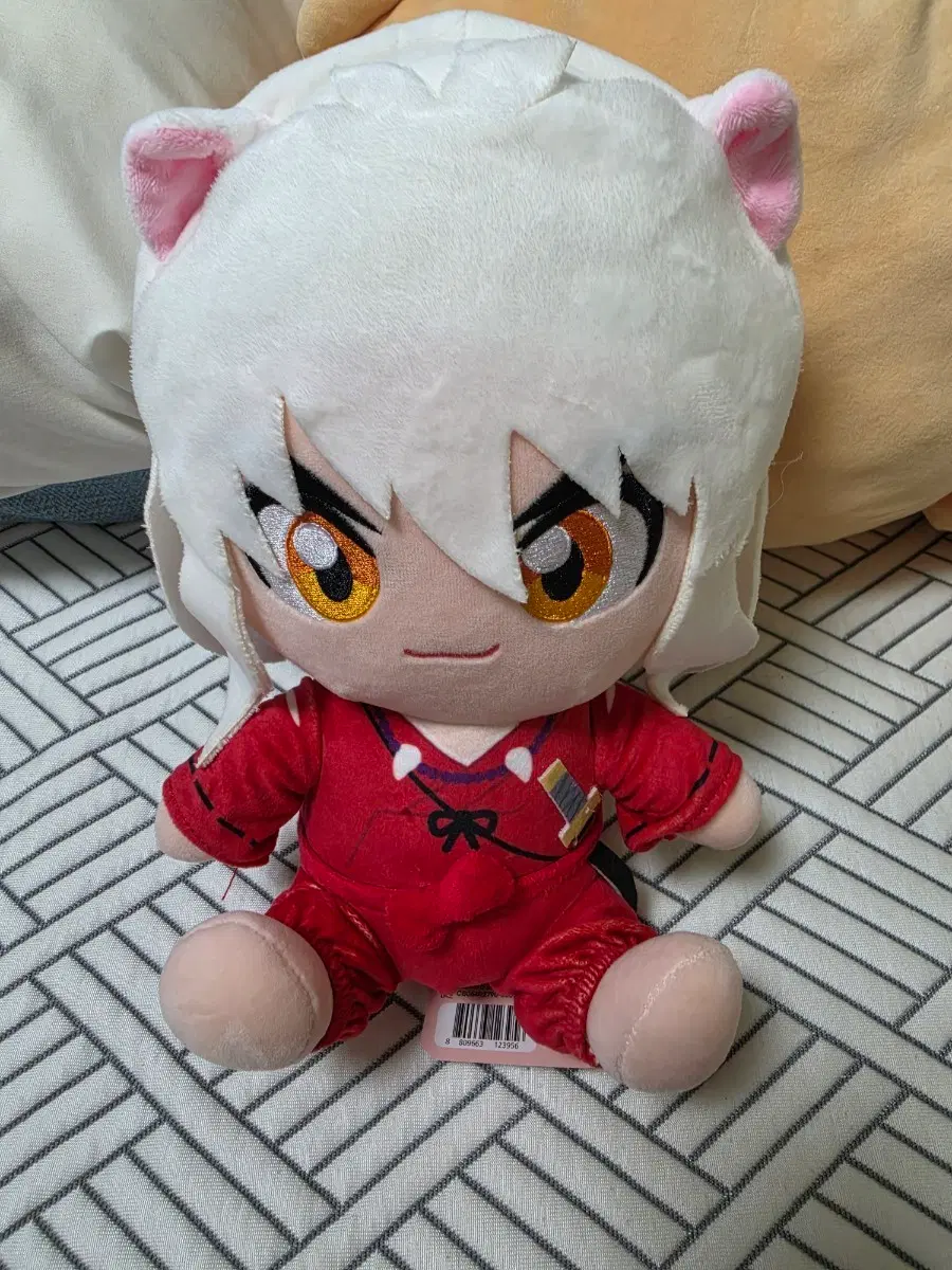 이누야샤 봉제인형 붉은색 의상 25cm