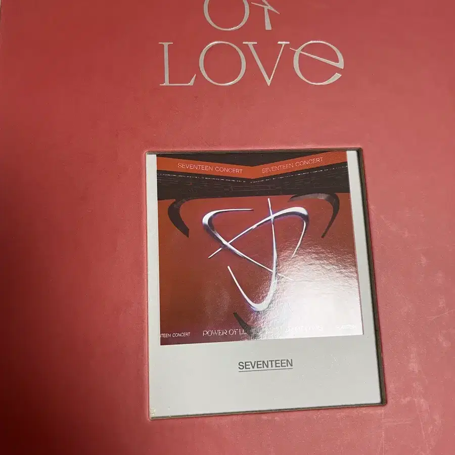 세븐틴 power of love 콘서트 DVD+포카
