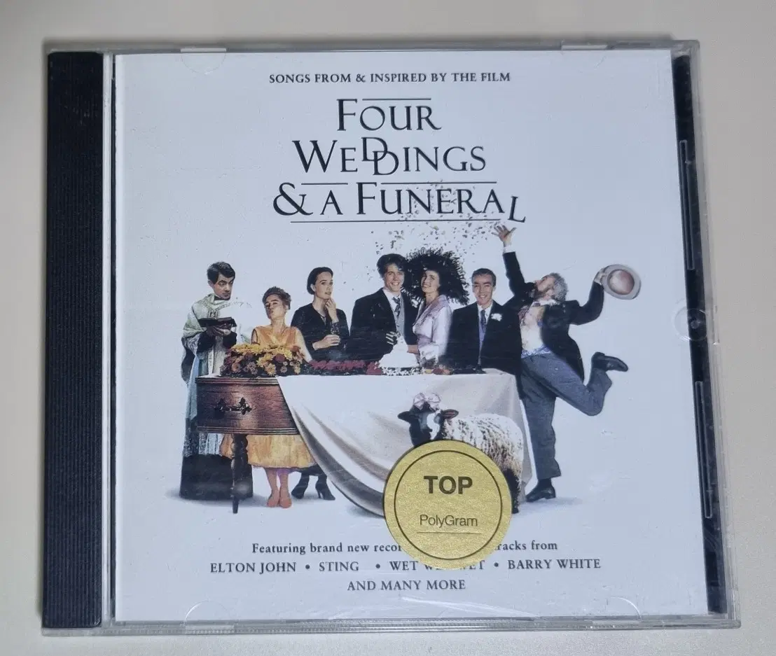 네번의 결혼식과 한번의 장례식 OST / 휴 그랜트 (개봉 CD)