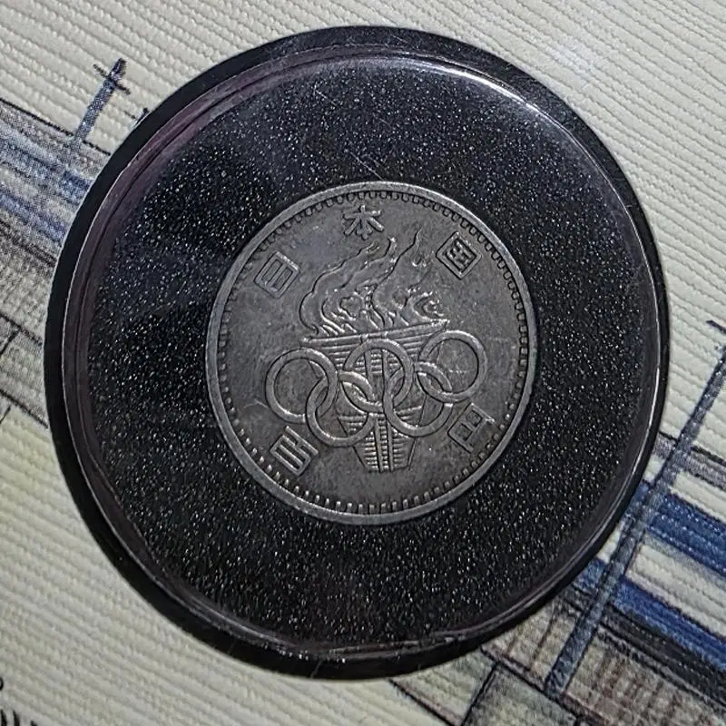 일본 1964년(소화 39년) 100엔 도쿄 올림픽 기념 은화 패키지포장
