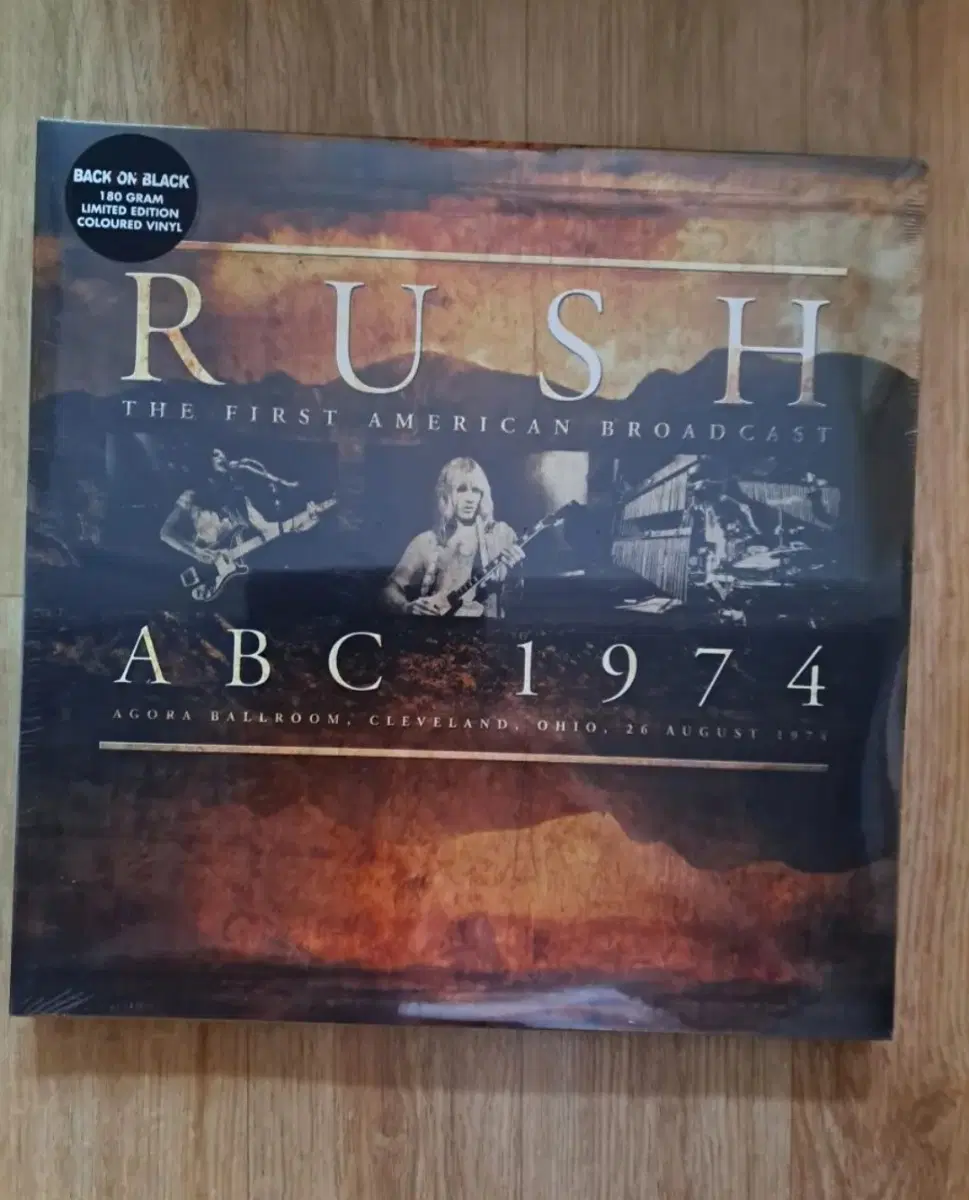 러쉬 ABC 1974 라이브 LP (180g 컬러 바이닐)