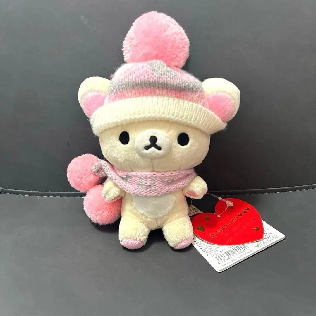 리락쿠마 코리락쿠마 모자 목도리 인형 키링