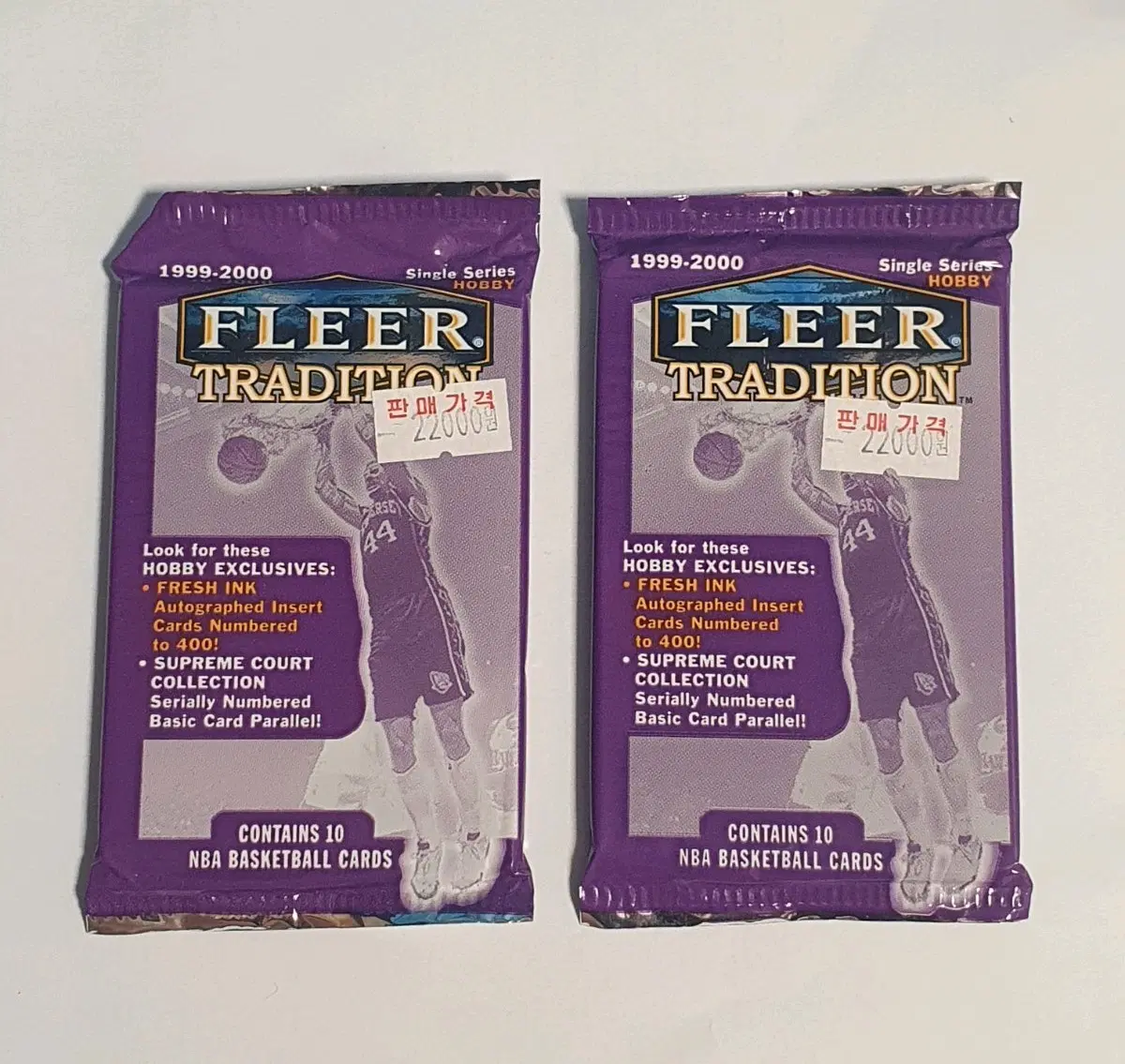 1999-00 플리어 트레디션 NBA 하비 팩 미개봉 한팩당 35000원 Fleer Tradition Hobby Pack