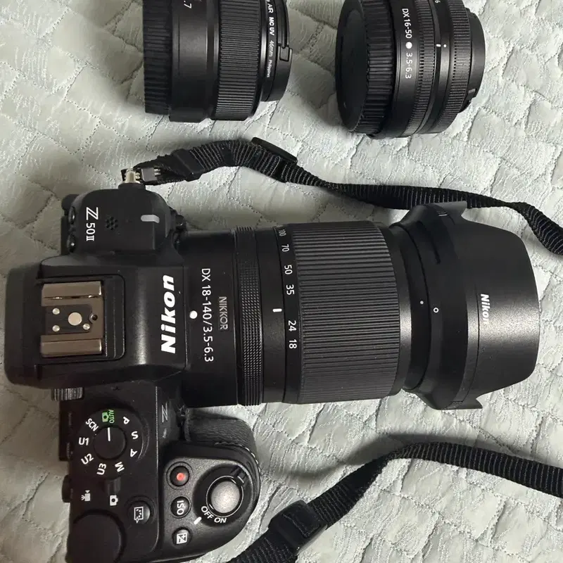 니콘 Z50II 카메라 렌즈 3개 세트