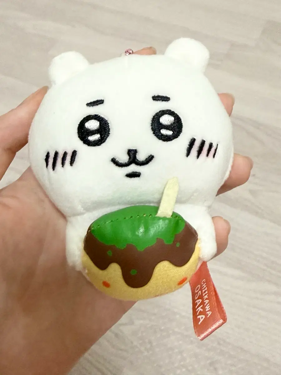 먼작귀 치이카와 오사카 지역한정 타코야끼 마스코트 인형 키링