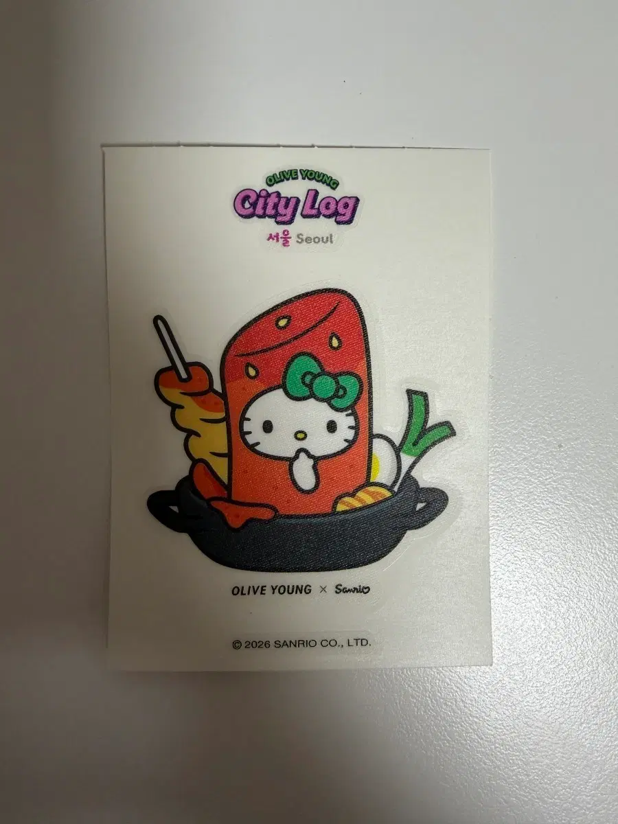 (교환) 올리브영 시티로그 리무버블씰 헬로키티 서울