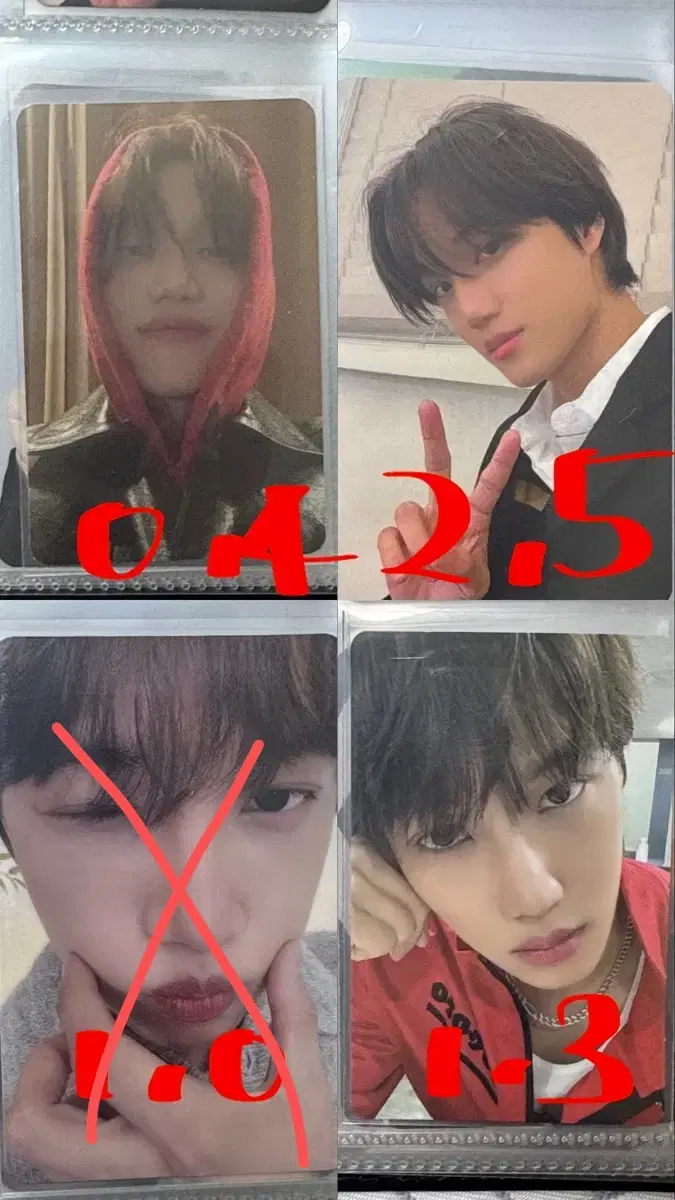 Exo Kai Poca Photocard Jongin Concert Reverse Solo