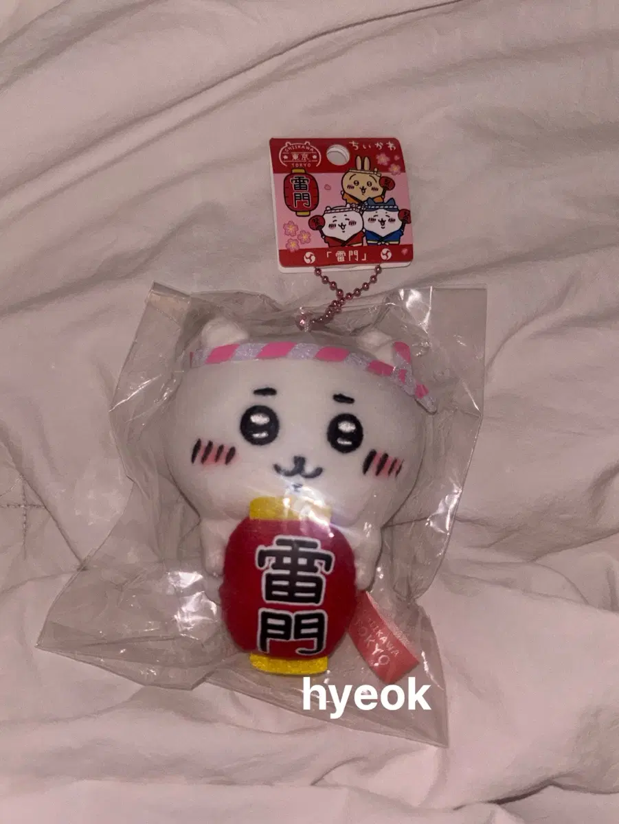 치이카와 도쿄 아사쿠사 도쿄 한정 마스코트 키링 인형 미개봉