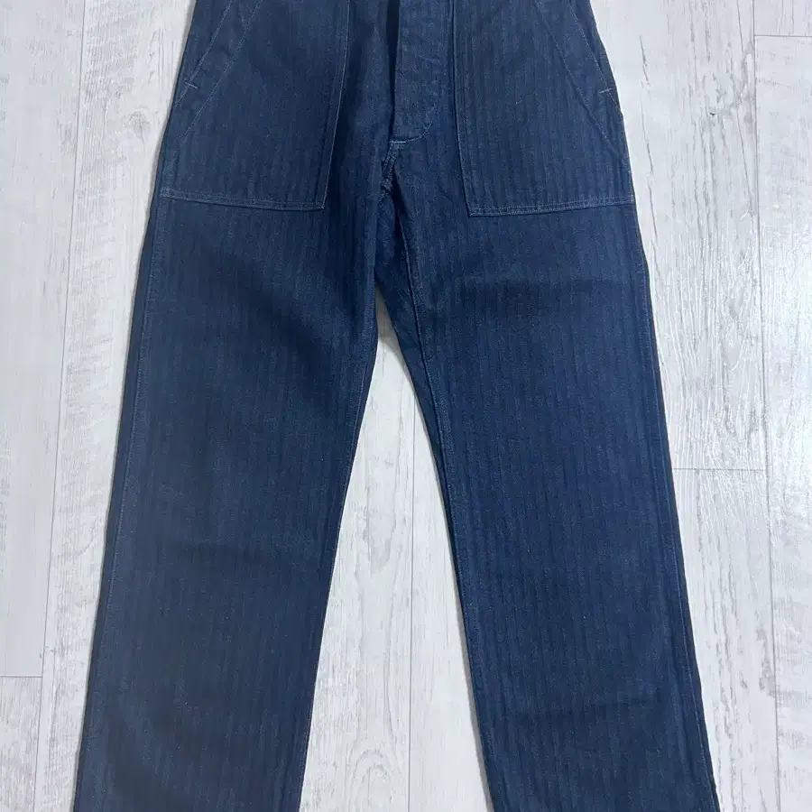 RRL 리미티드 에디션 인디고 해링본 데님 팬츠 28x30