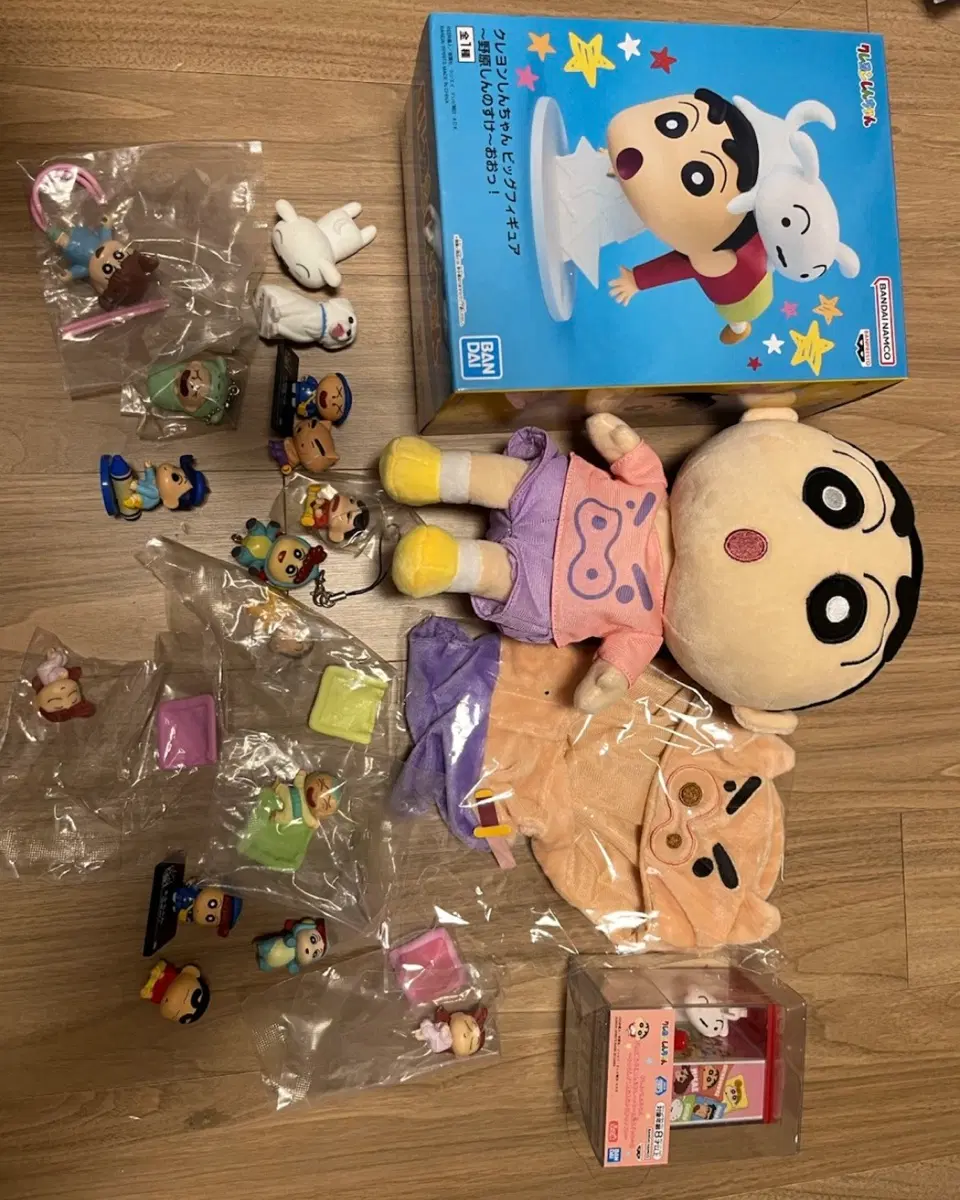 짱구 일본정품만 일괄 인형 피규어 가챠 반프레스토