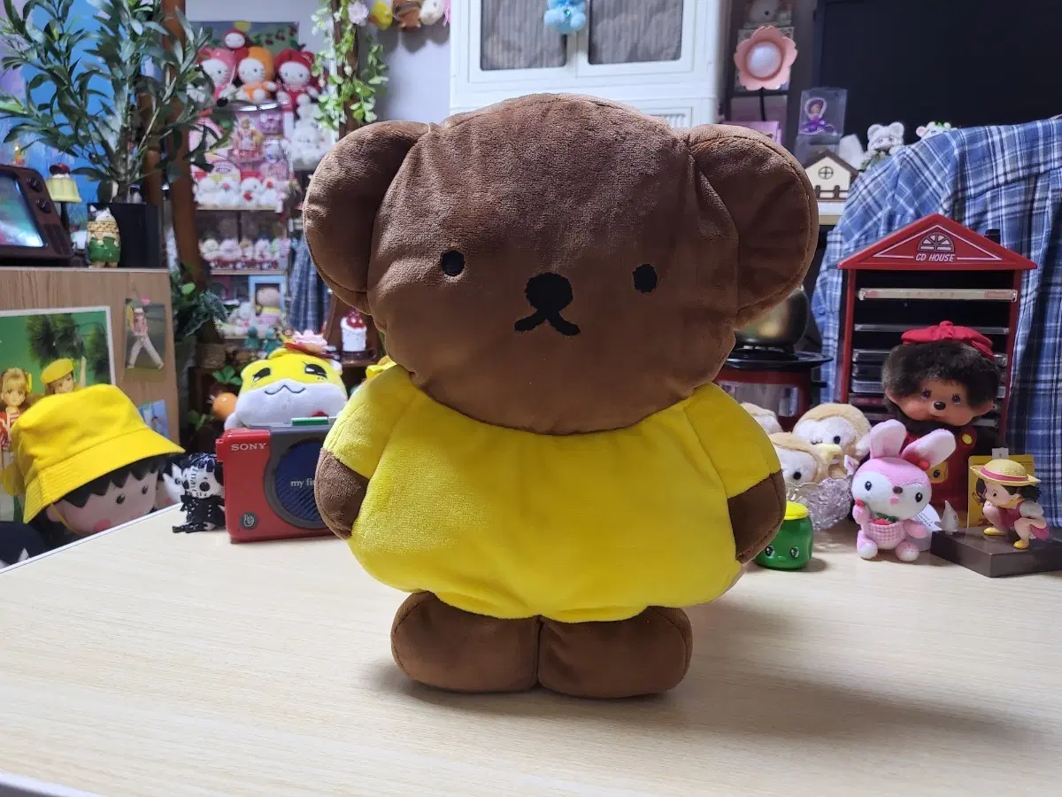 일본 잡지 부록 미피 보리스 인형 쿠션 택포