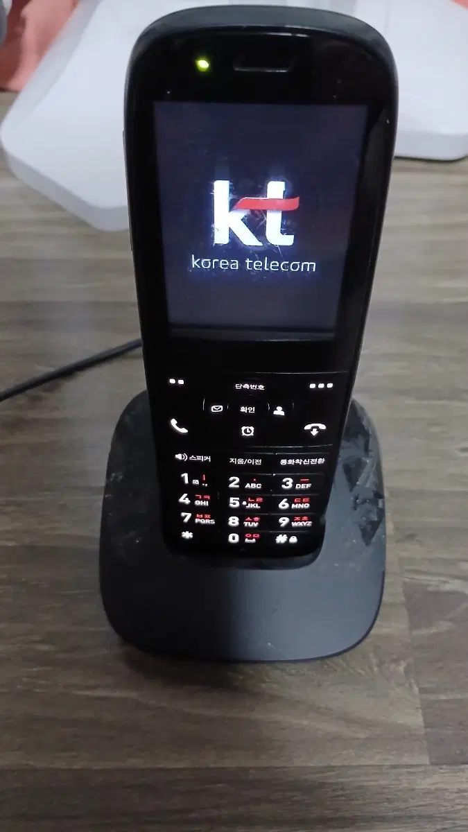 KT 무선전화기 블랙 소장용 레트로 KT 인터넷 휴대폰 전화기 블랙 (LA-A167KK)