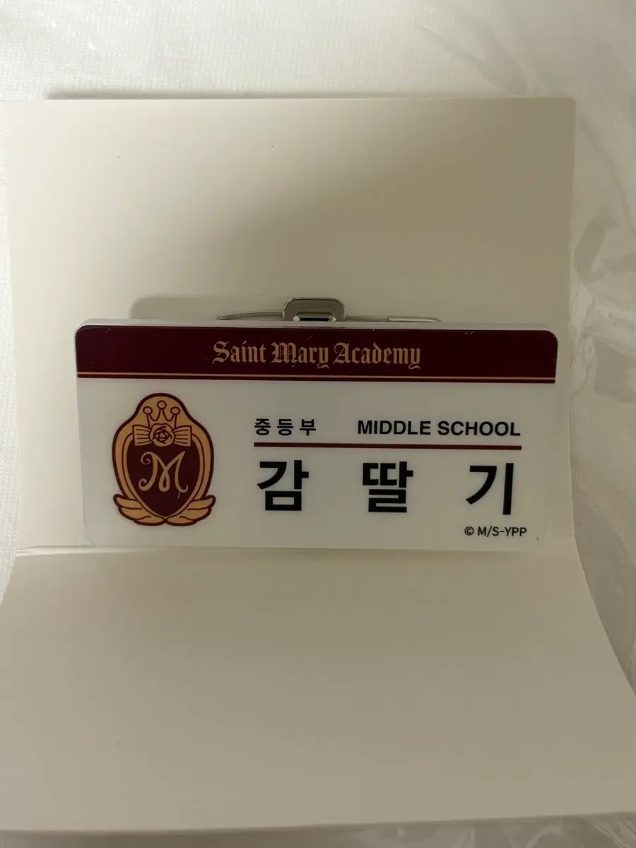 꿈빛파티시엘 팝업 명찰 감딸기
