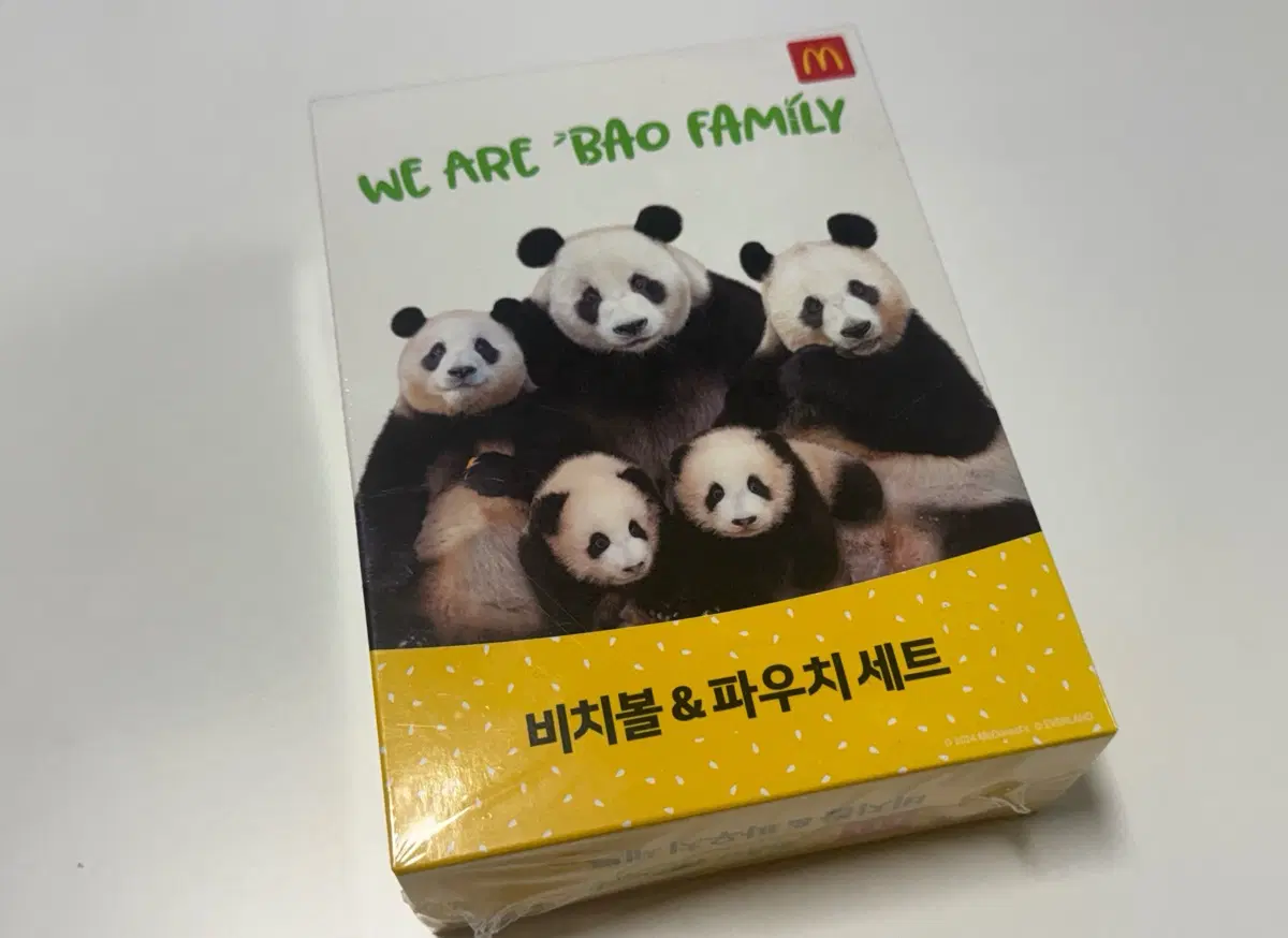 바오패밀리 비치볼&패우치 세트