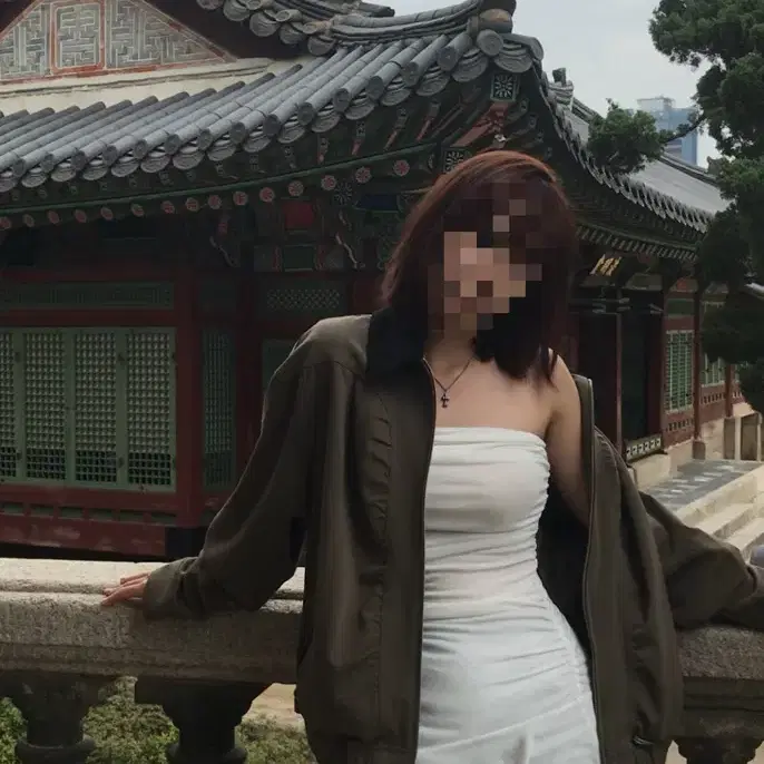 튜브탑 원피스