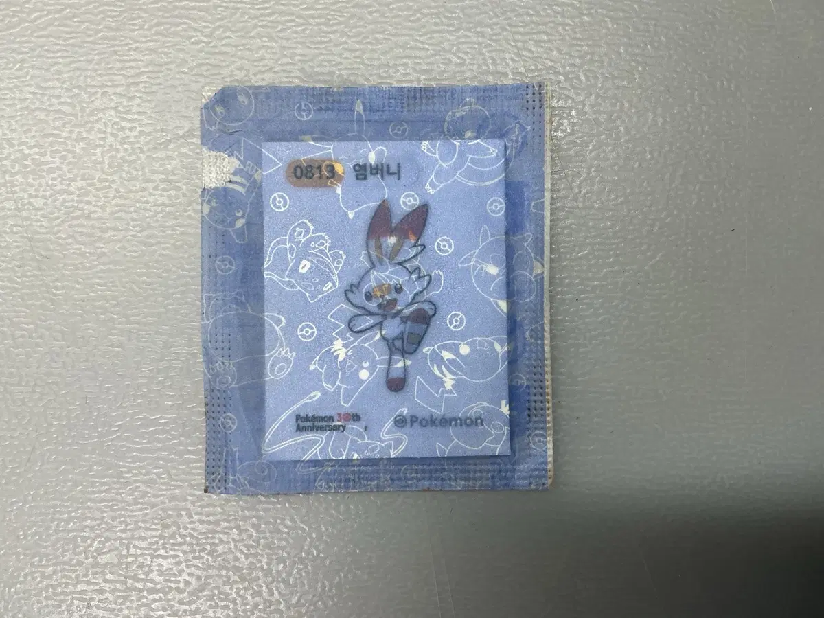 포켓몬스터 염버니 띠부씰