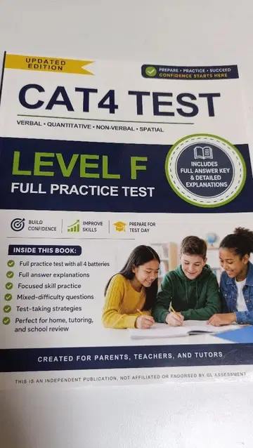 CAT4 TEST Level F Full Practice Test