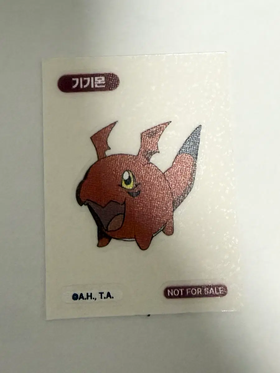 다모여 팝업 디지몬 기기몬 씰스티커