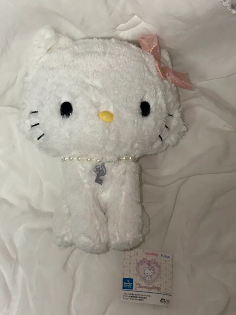 산리오 헤이세이 챠미키티 고전 인형 진주목걸이