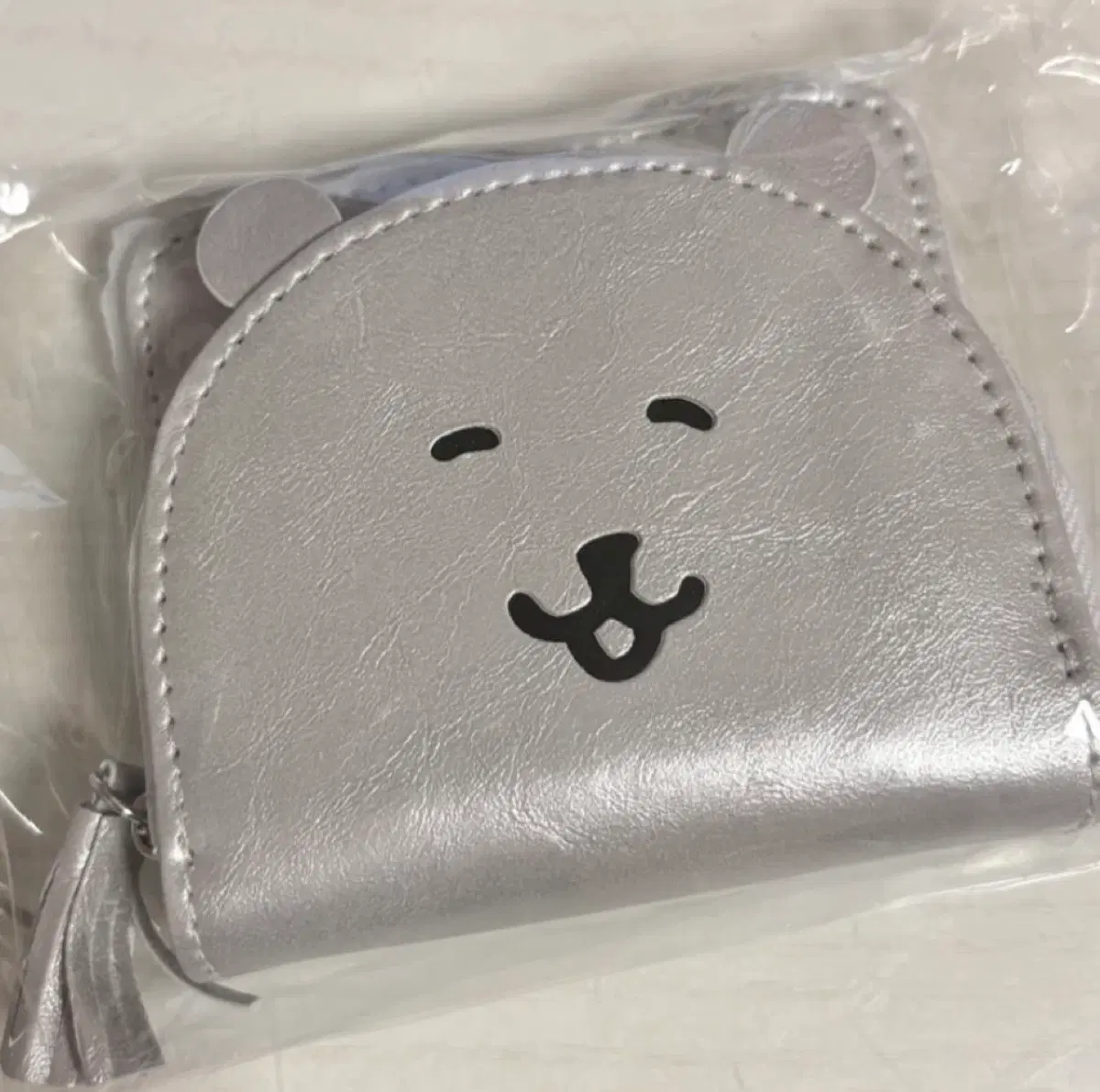 나가노마켓 지갑 실버 치이카와 농담곰