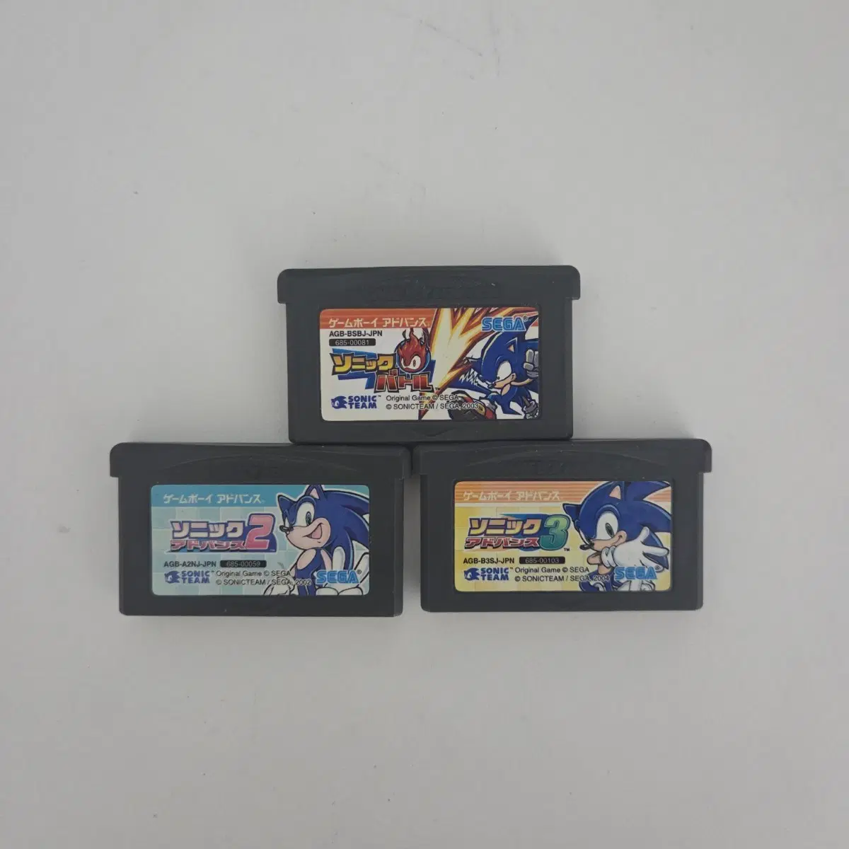 소닉 GBA 게임 (소닉 어드밴스 2,3)