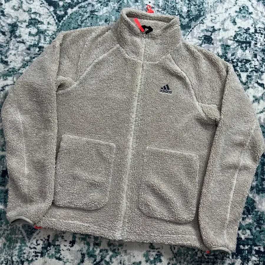 Adidas 아디다스 쉐르파 뽀글이 플리스 집업 M
