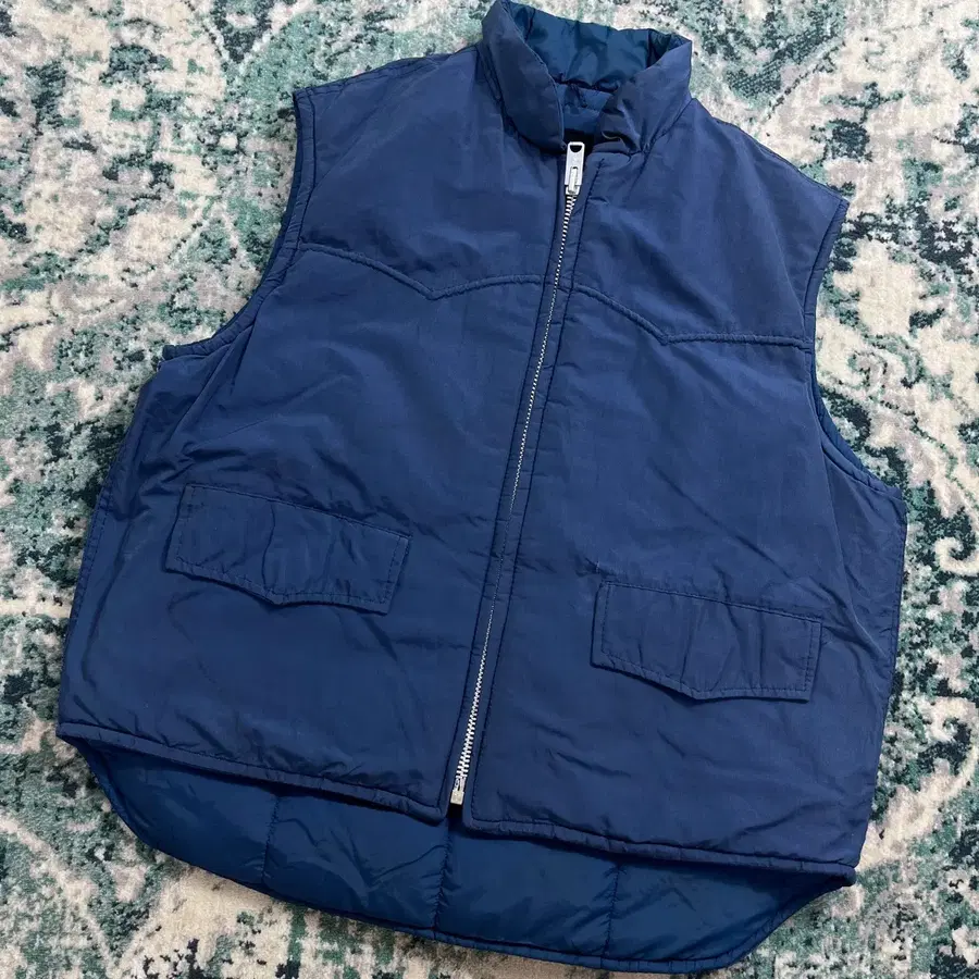 Eddie Bauer 에디바우어 웨스턴 요크 푸퍼 조끼 베스트 L