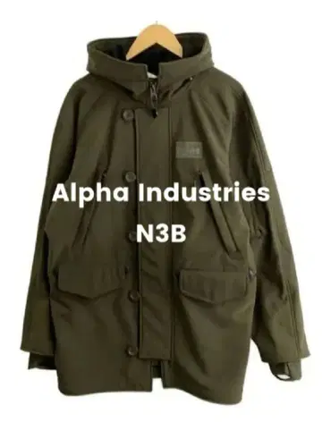 Alpha 알파 자켓 카키 플리스 모즈 코트 남성용 군